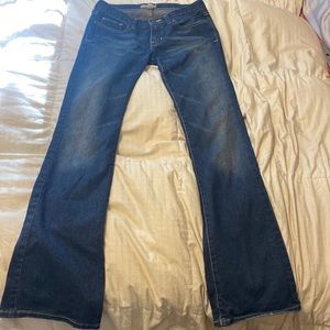 Abercrombie & Fitch flared low rise jeans size 2R